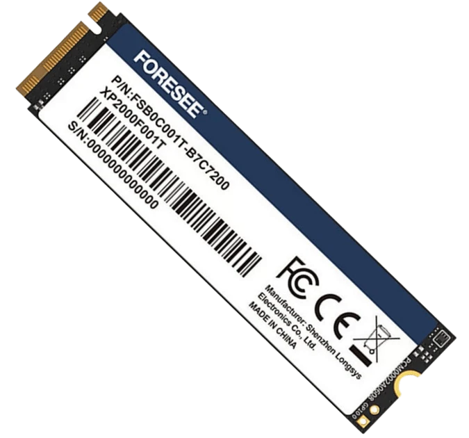 M.2 NVMe 1Tb FORESEE XP2000 (FSB0C001T-B7C7200) Накопичувачі image 3
