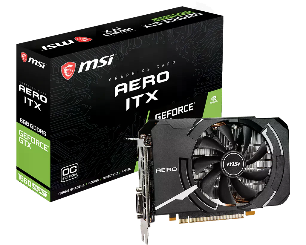 MSI GTX 1660 6Gb Super AERO (GeForce GTX 1660 Super Aero) Відеокарти image 1