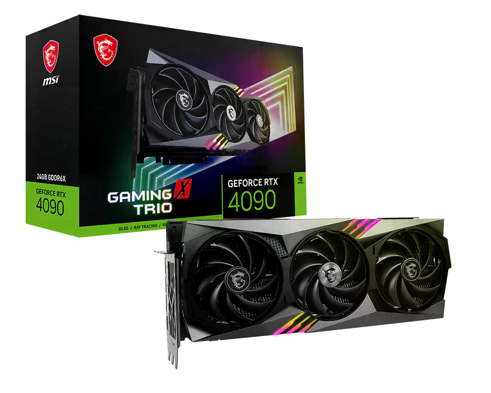 MSI RTX 4090 GAMING X TRIO 24G 24GB (RTX 4090 GAMING X TRIO 24G) Відеокарти image 1