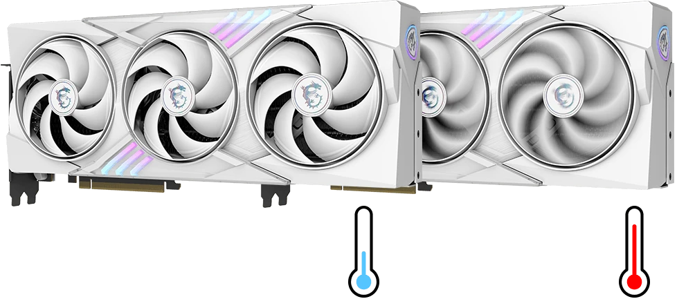 MSI RTX 5080 16GB GAMING TRIO OC White  (RTX 5080 16G GAMING TRIO OC) Відеокарти image 3