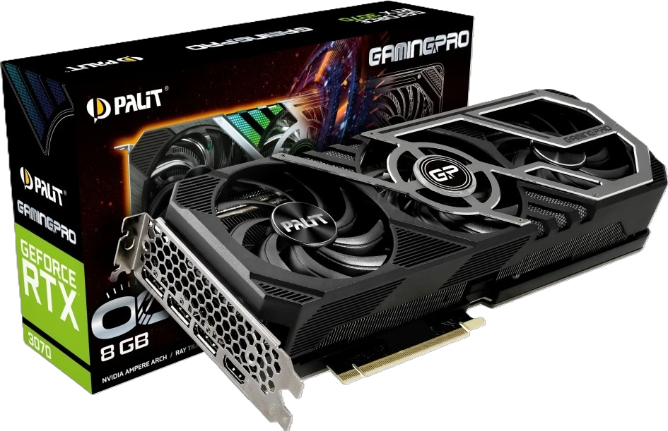Palit RTX 3070 Ti 8Gb GamingPro (NED307T019P2-1046A) Відеокарти image 1