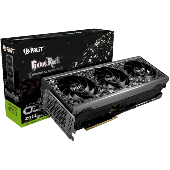 Palit RTX 4090 24Gb GameRock OC (NED4090S19SB-1020G) Відеокарти image 1