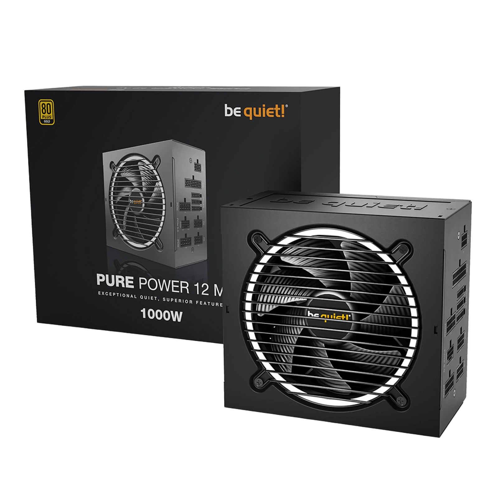Блок живлення be quiet! PURE POWER 12 M 1000W 80+Gold (BN345) Блоки живлення image 1
