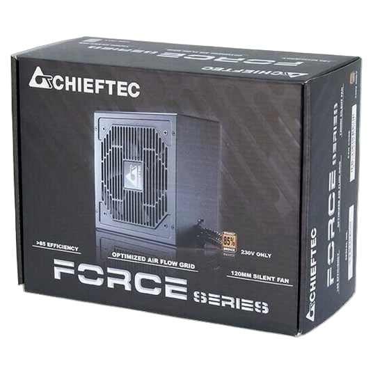 Блок живлення Chieftec Force 550W (CPS-550S) Блоки живлення image 1