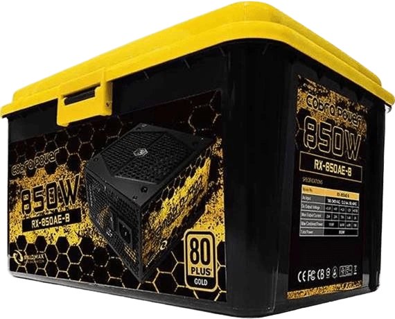 Блок живлення Raidmax Cobra Power 850W (RX-850AE-B) Блоки живлення image 1