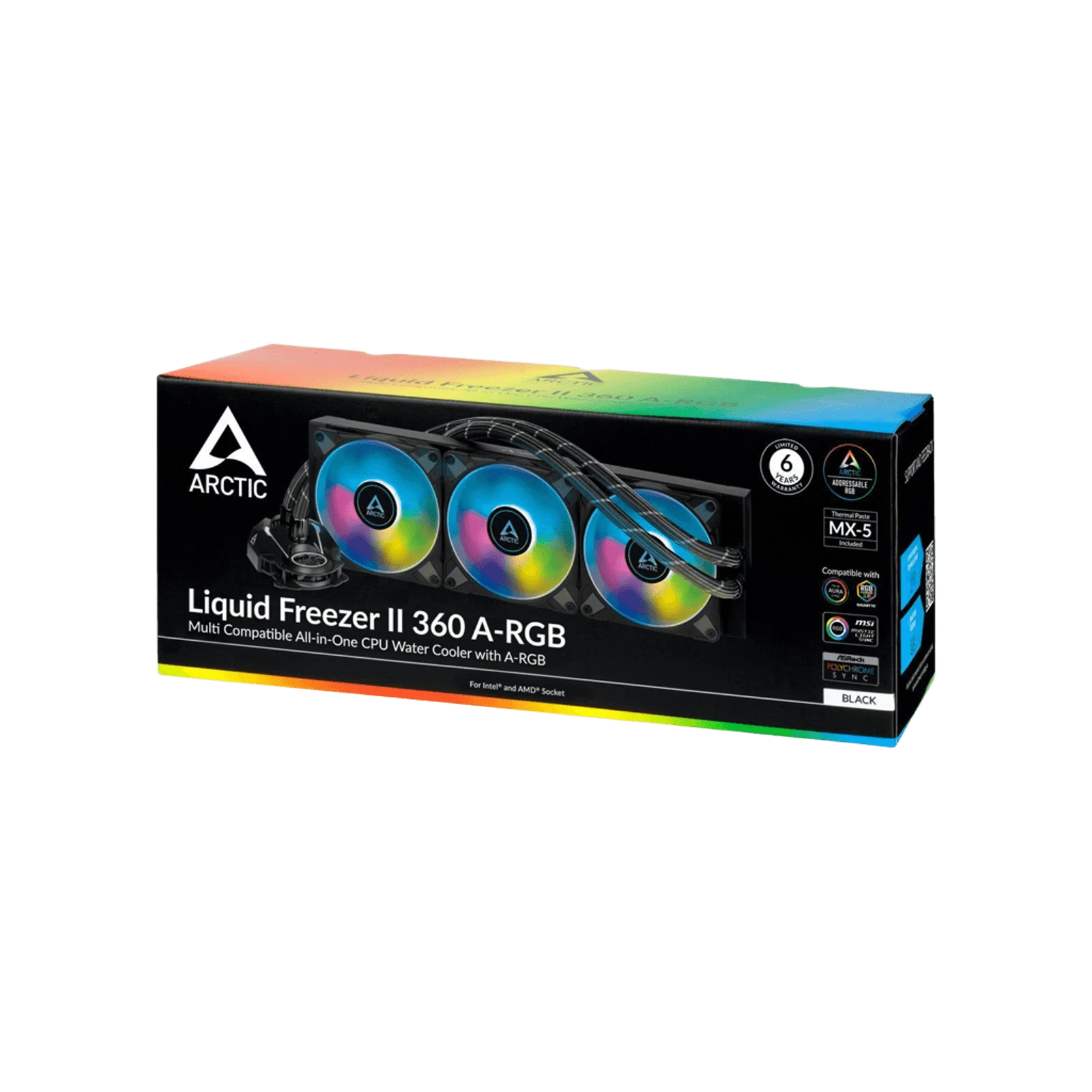 Водяне охолодження Arctic Liquid Freezer II 360 A-RGB (ACFRE00101A) Охолодження image 2