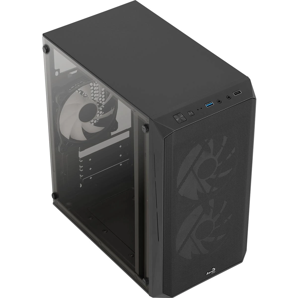 Корпус AeroCool CS-107-A-BK-v2 (ACCX-PC14002.11) Black 600W Корпуси image 2