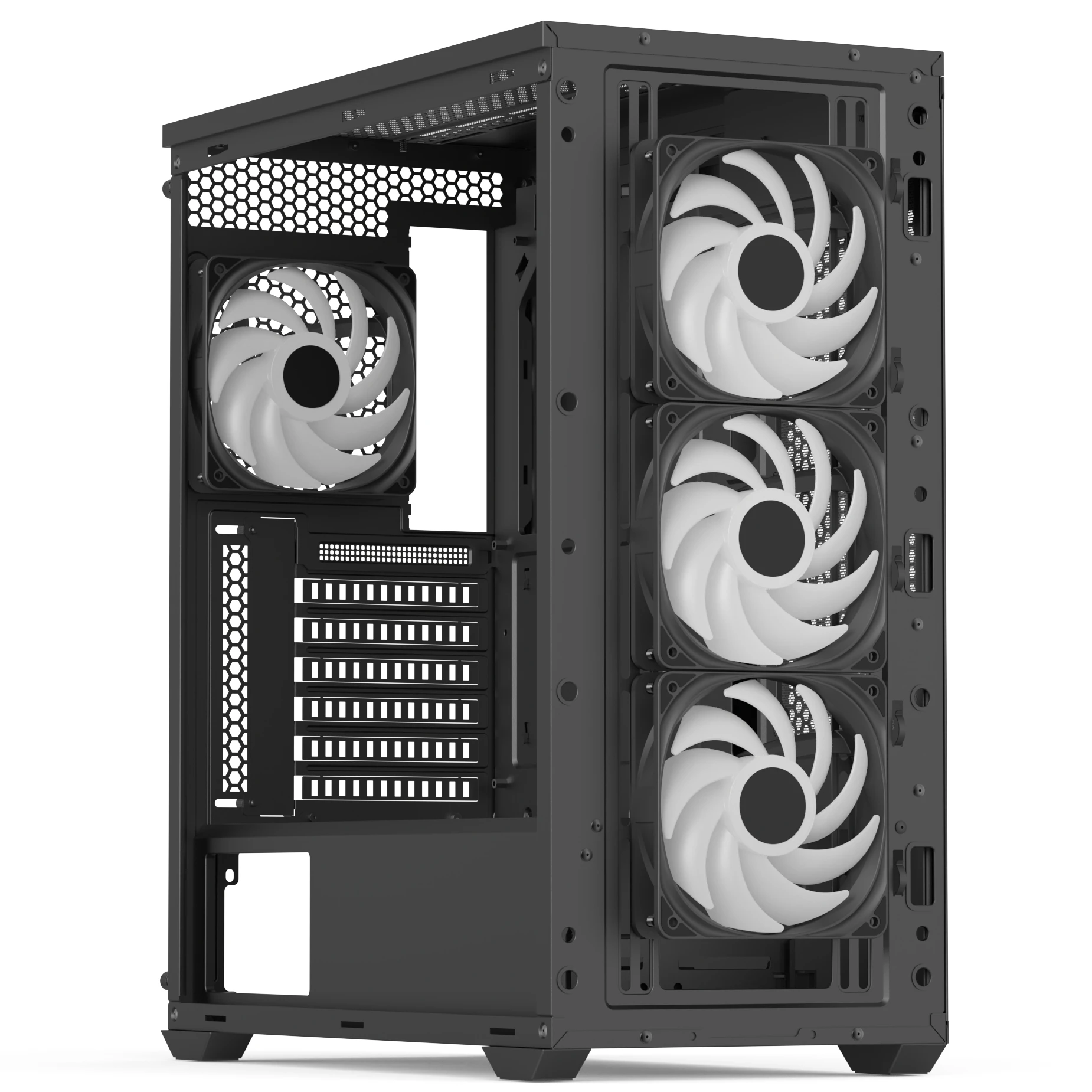 Корпус AeroCool D501A-G-BK-v2 (ACCM-DS01043.11) Black без БЖ Корпуси image 4