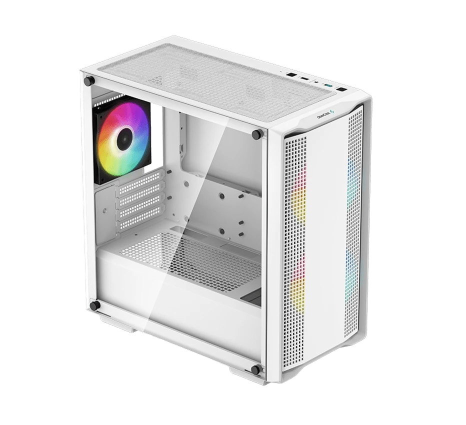 Корпус DeepCool CC360 ARGB без БЖ (R-CC360-WHAPM3-G-1) White Корпуси image 1