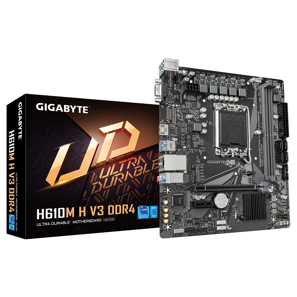Gigabyte H610M H V3 DDR4 Материнські плати image 1