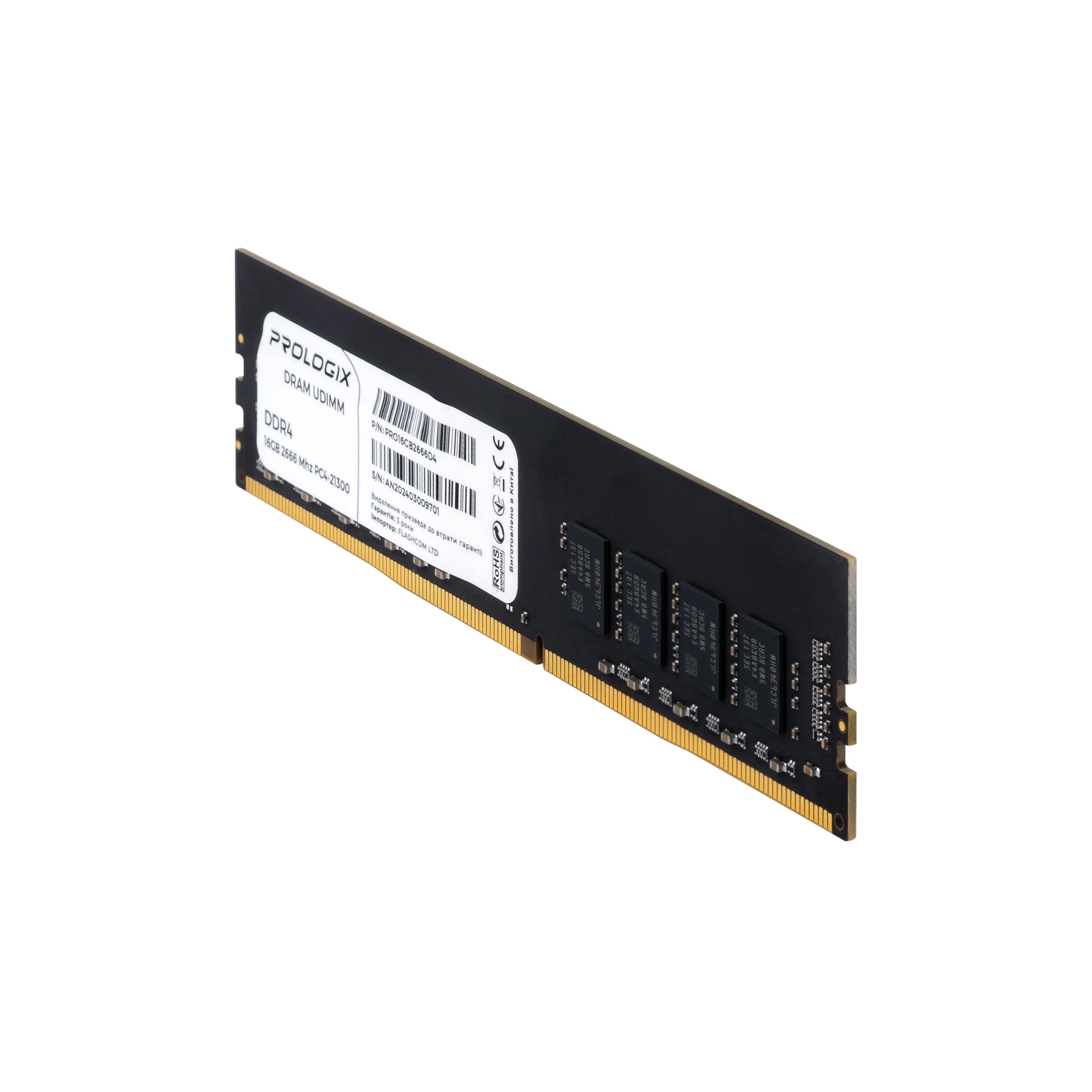 DDR4 16GB 2666MHz Prologix (PRO16GB2666D4) Оперативна пам'ять image 3