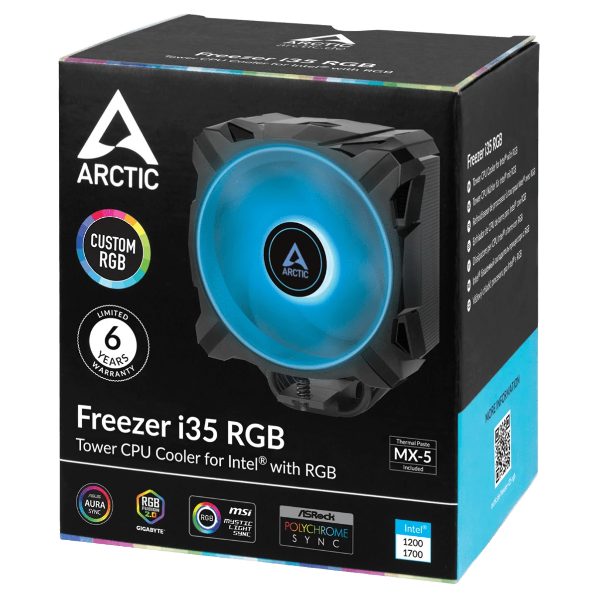 Повітряне охолодження Arctic Freezer i35 RGB (ACFRE00096A) Охолодження image 2