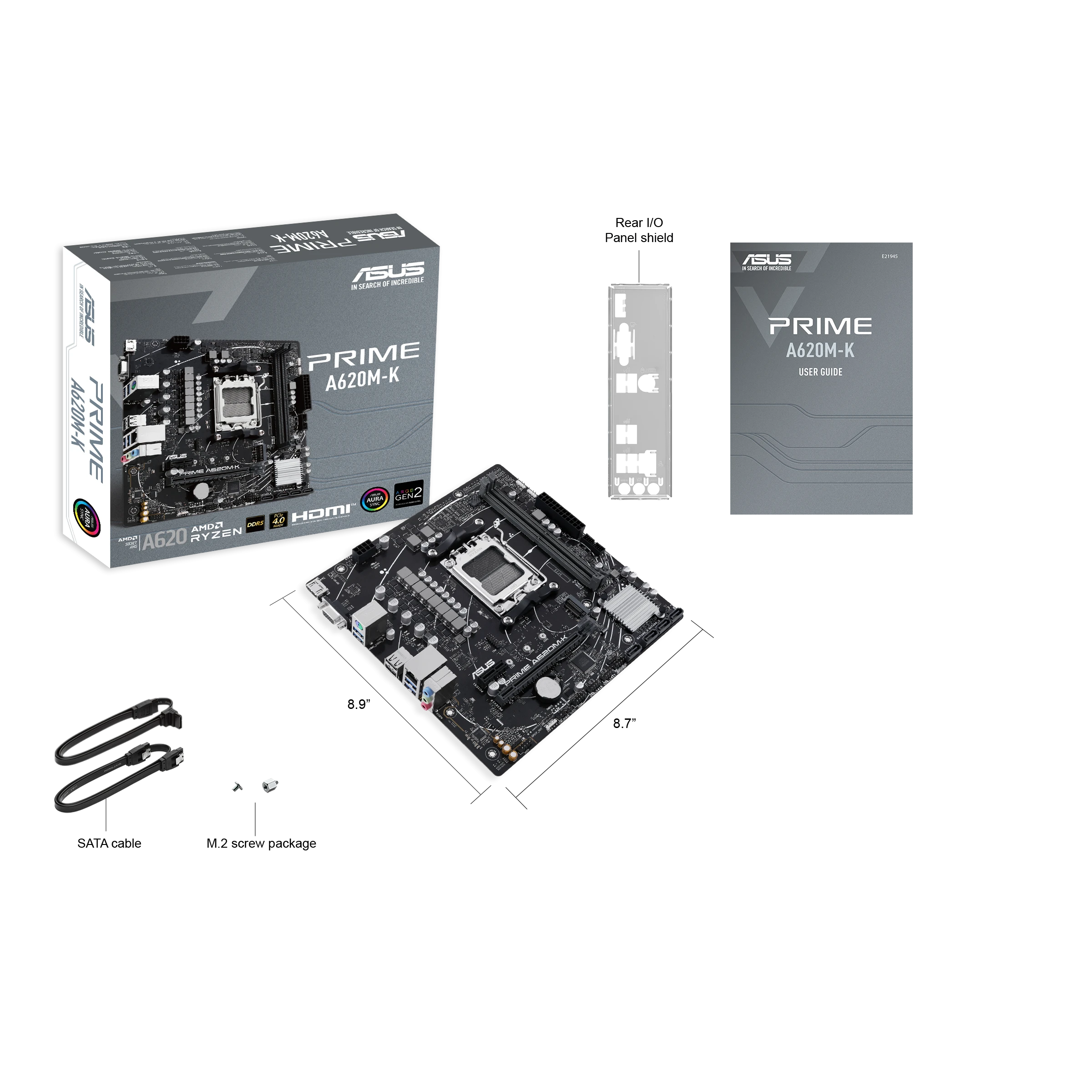 ASUS PRIME A620M-K Материнські плати image 1