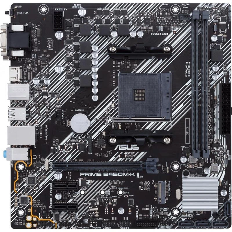 ASUS PRIME B450M-K II Материнські плати image 4
