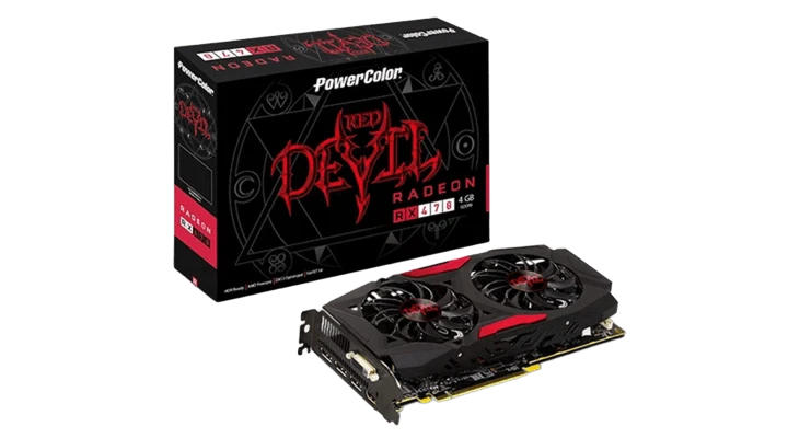 AMD Radeon PowerColor RX 470 4GB Red Devil (AXRX470 4GBD5-3DHDM) Відеокарти image 1