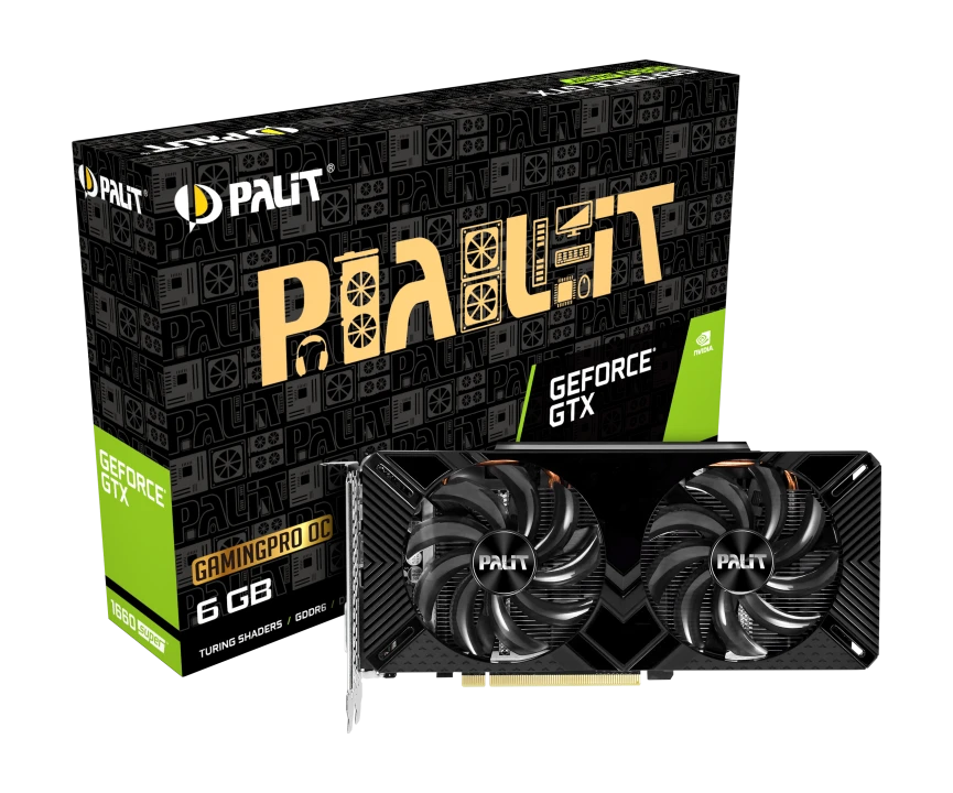 Palit GTX 1660 Dual (NE51660018J9-1161C) Відеокарти image 1