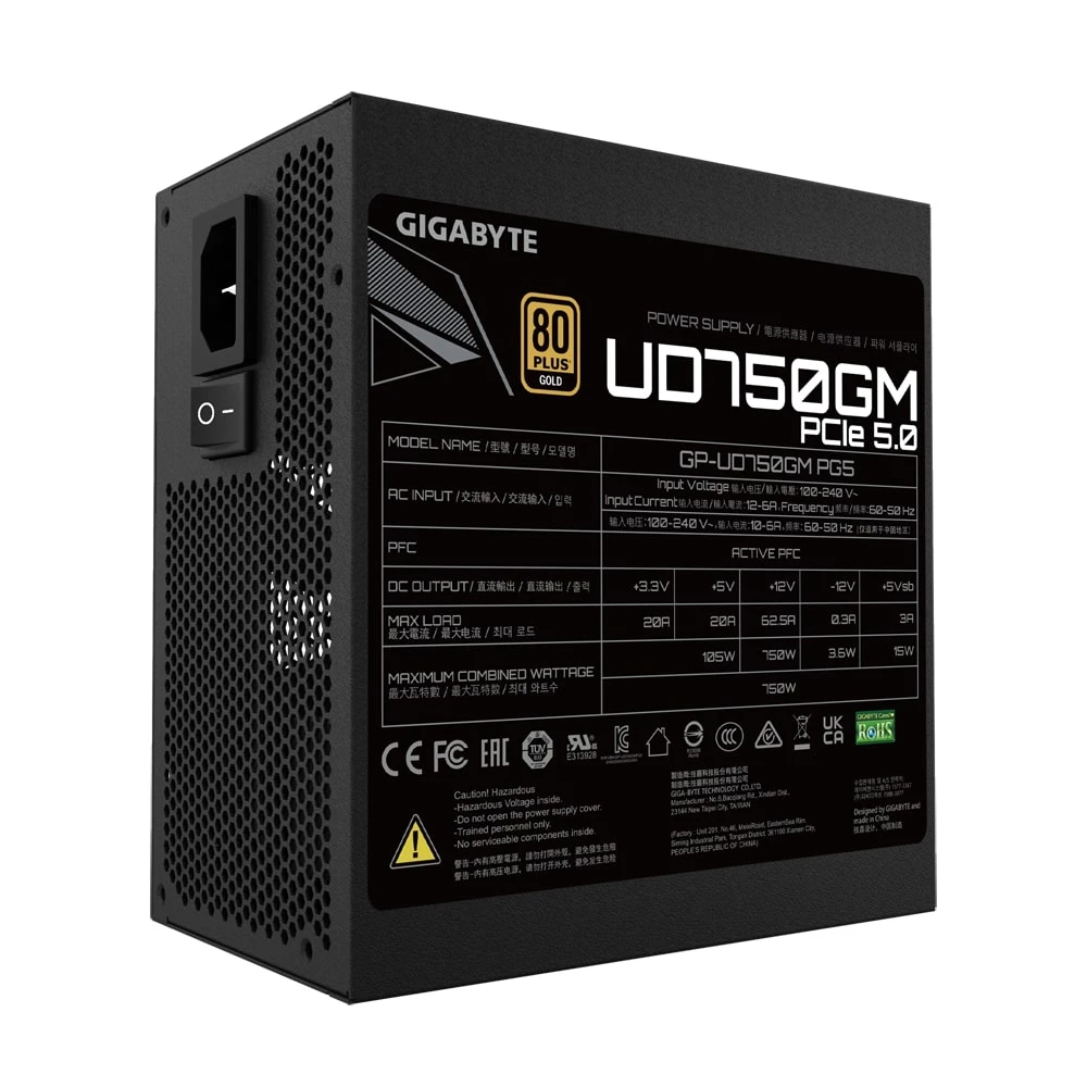 Блок живлення Gigabyte GP-UD750GM PG5 750W Блоки живлення image 3