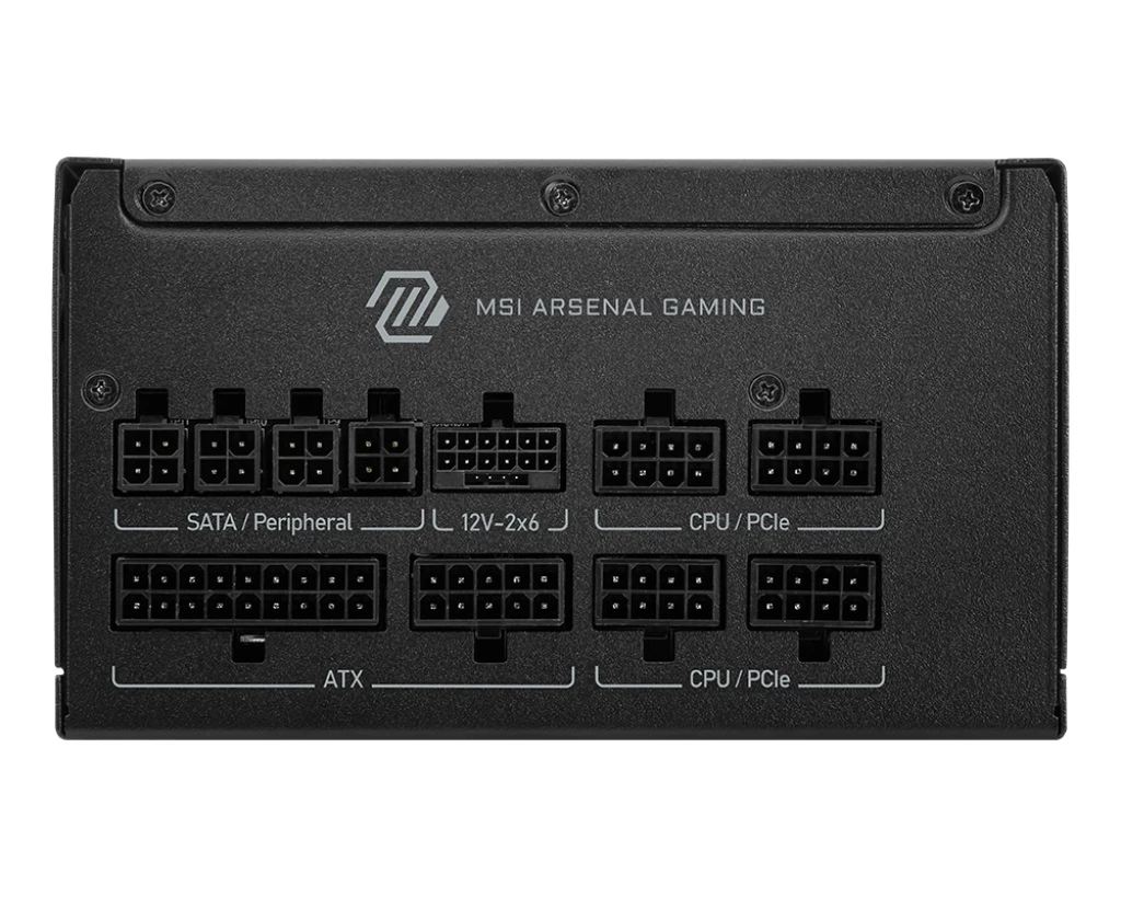 Блок живлення MSI MAG A1000GLS PCIE5 PCIE5 1000W Блоки живлення image 1