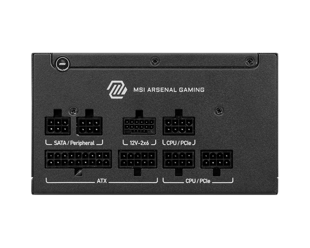 Блок живлення MSI MAG A750GLS PCIE5 750W Блоки живлення image 1