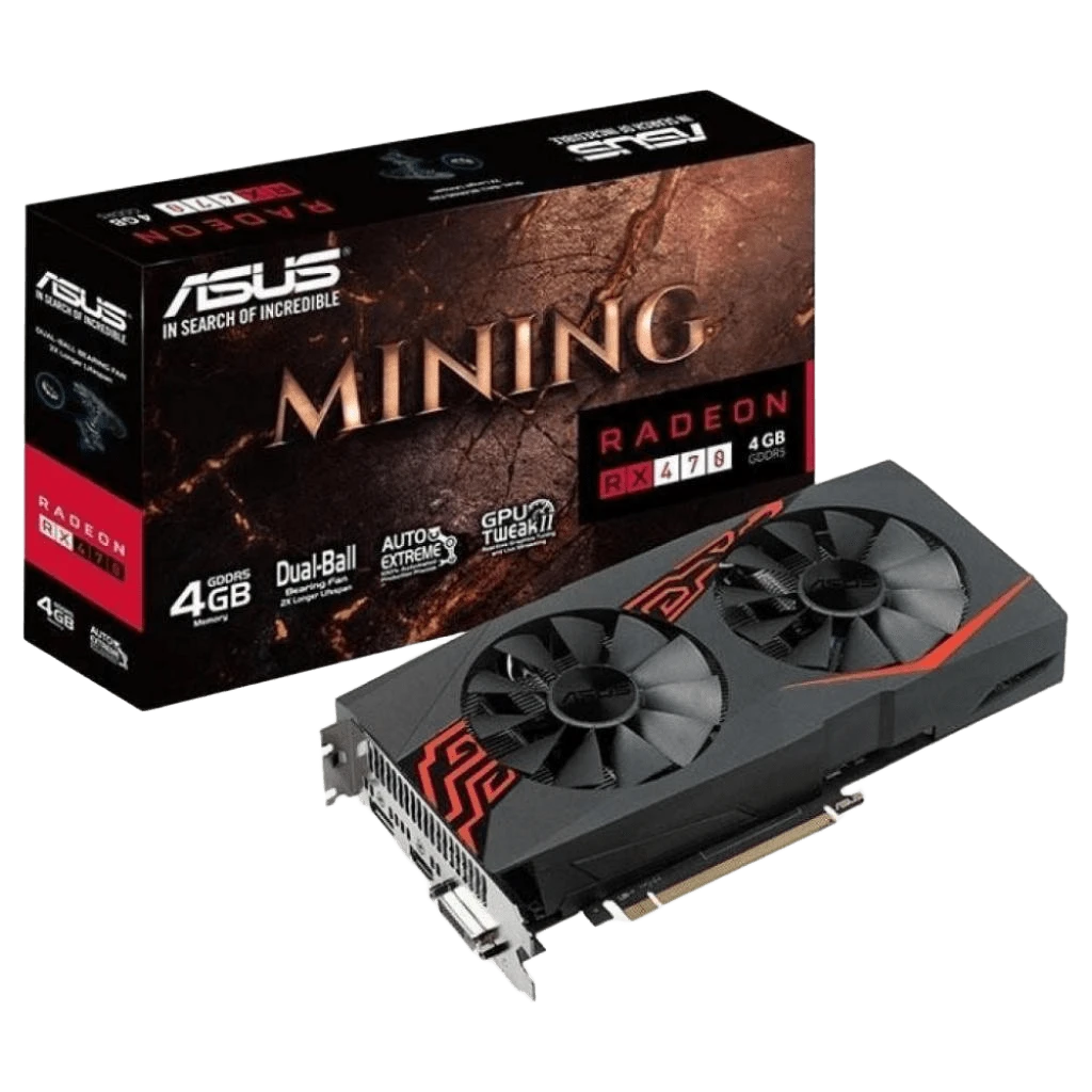 AMD Radeon Asus RX 470 4Gb Expedition ME DVI (RX-470-4G-M8B-EX) Відеокарти image 1