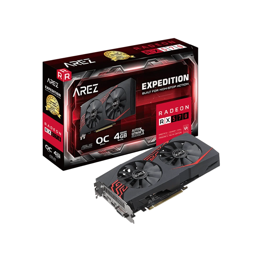 AMD Radeon Asus RX 570 4Gb Expedition (EX-RX570-O4G) Відеокарти image 1