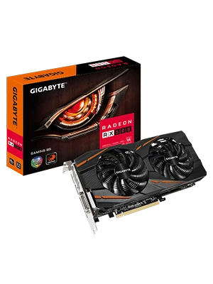 AMD Radeon Gigabyte RX 580 8Gb Gaming (GV-RX580GAMING-8GD) Відеокарти image 1