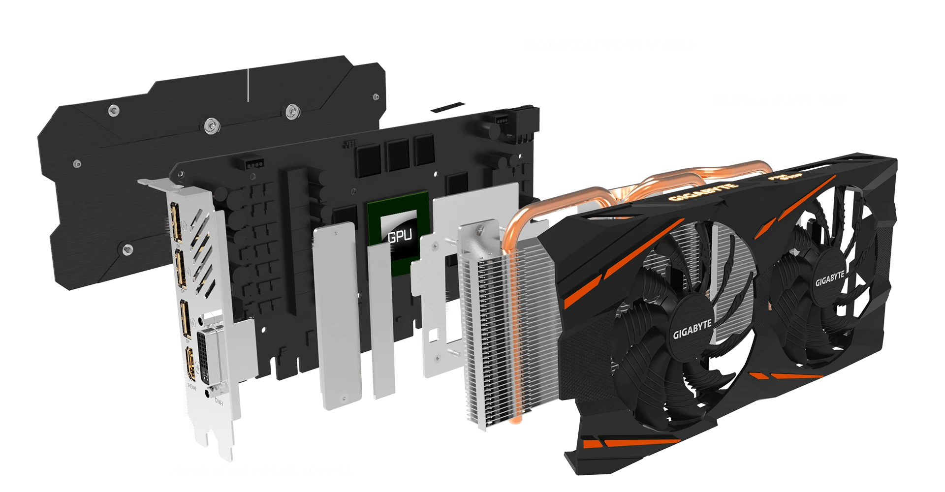 AMD Radeon Gigabyte RX 580 8Gb Gaming (GV-RX580GAMING-8GD) Відеокарти image 5