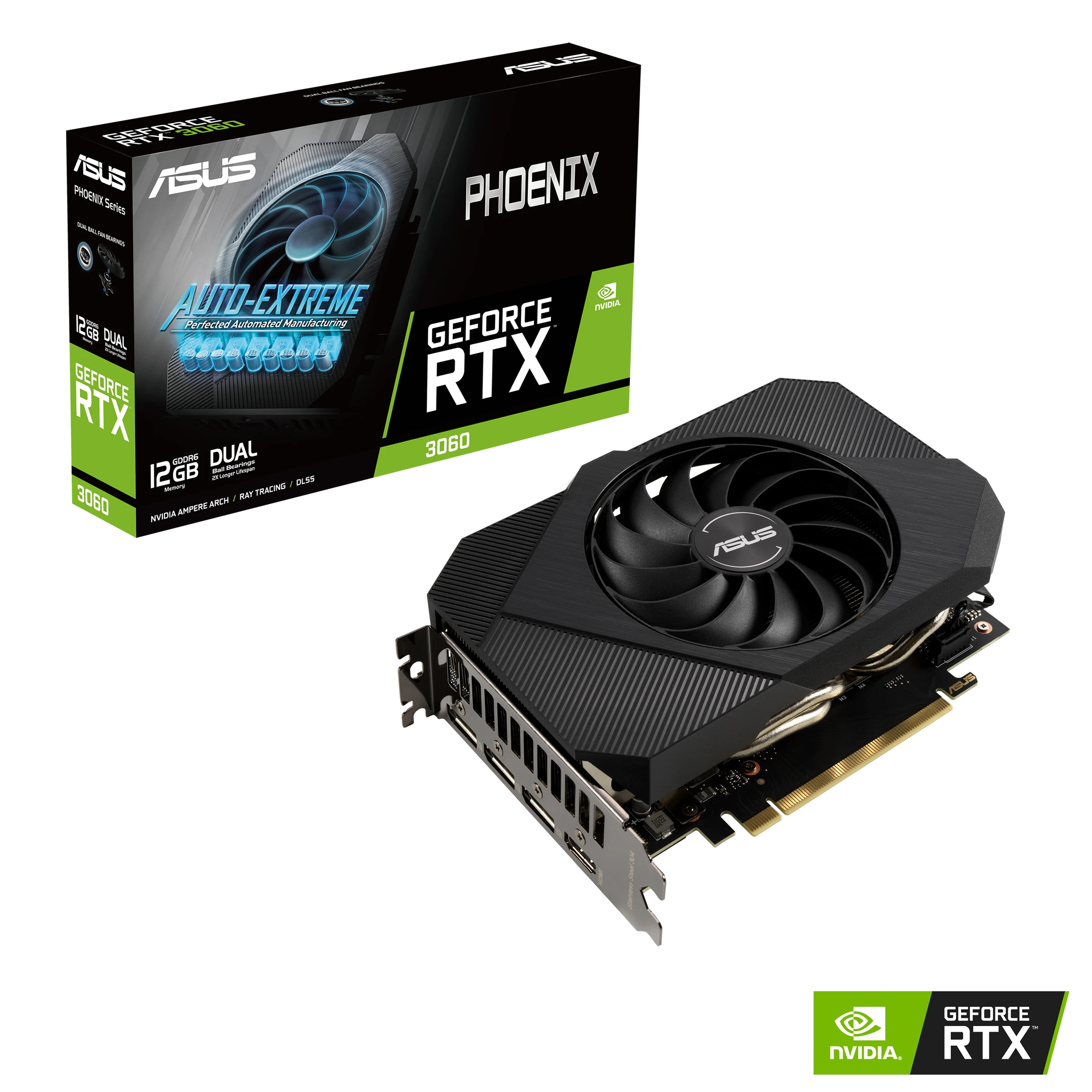Asus RTX 3060 12GB Phoenix (PH-RTX3060-12G-V2) Відеокарти image 1