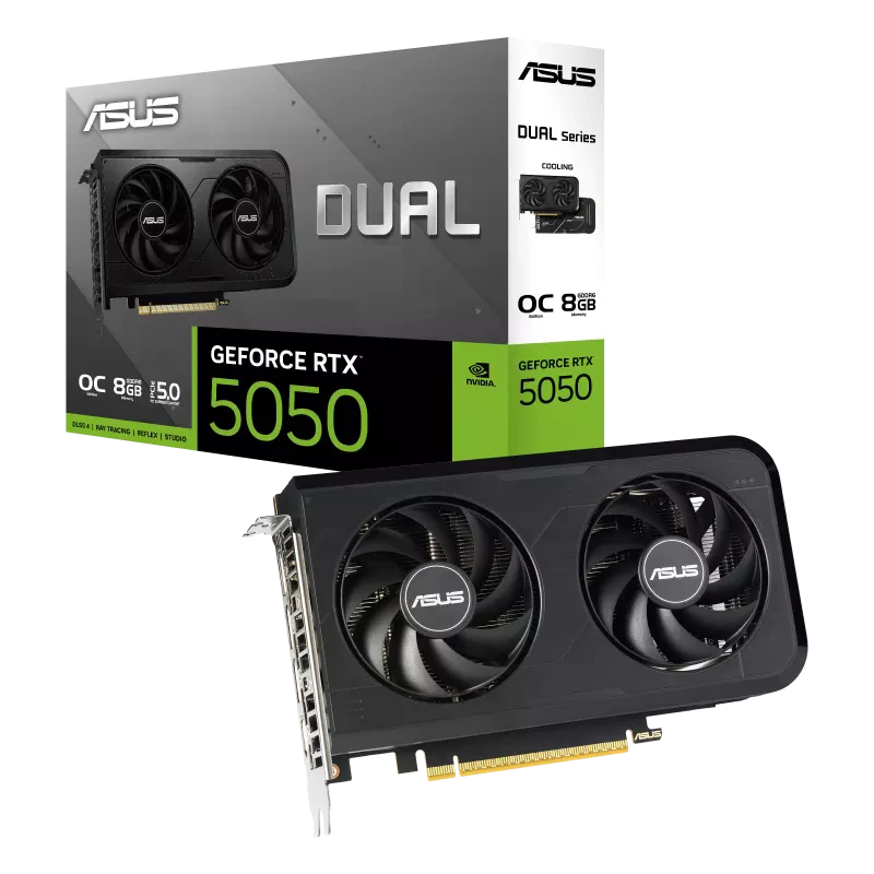 Asus RTX 5050 8GB Dual OC (DUAL-RTX5050-O8G) Відеокарти image 1