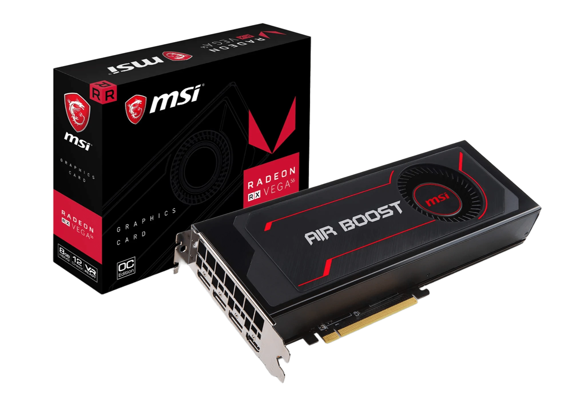 AMD Radeon RX Vega 56 Air Boost OC 8GB (RX Vega 56 Air Boost 8G OC) image №1