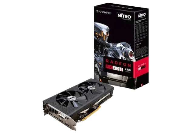 AMD Radeon Sapphire RX 470 4Gb Nitro (11256-10) Відеокарти image 1