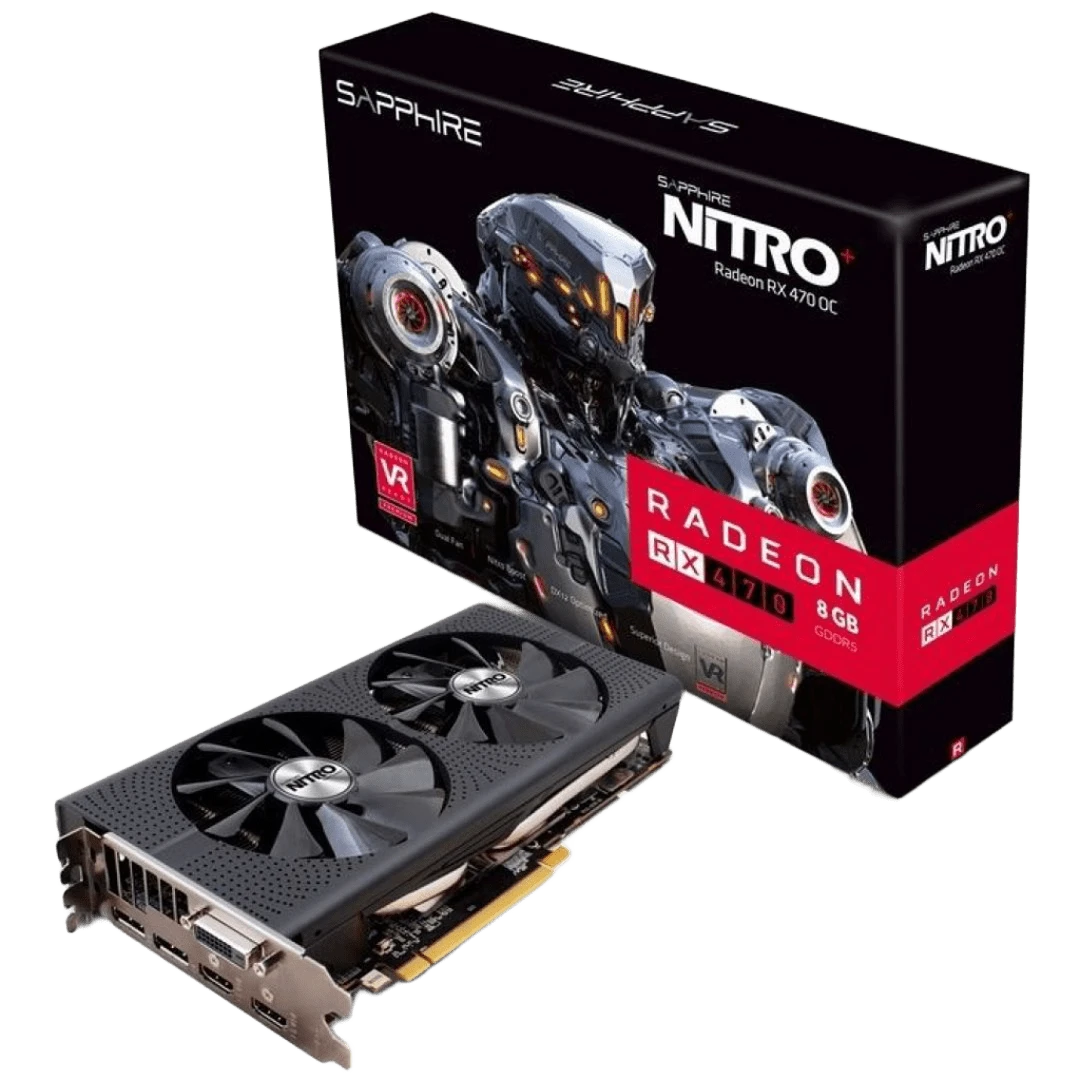 AMD Radeon Sapphire RX 470 8Gb Nitro DVI (11256-57) Відеокарти image 1