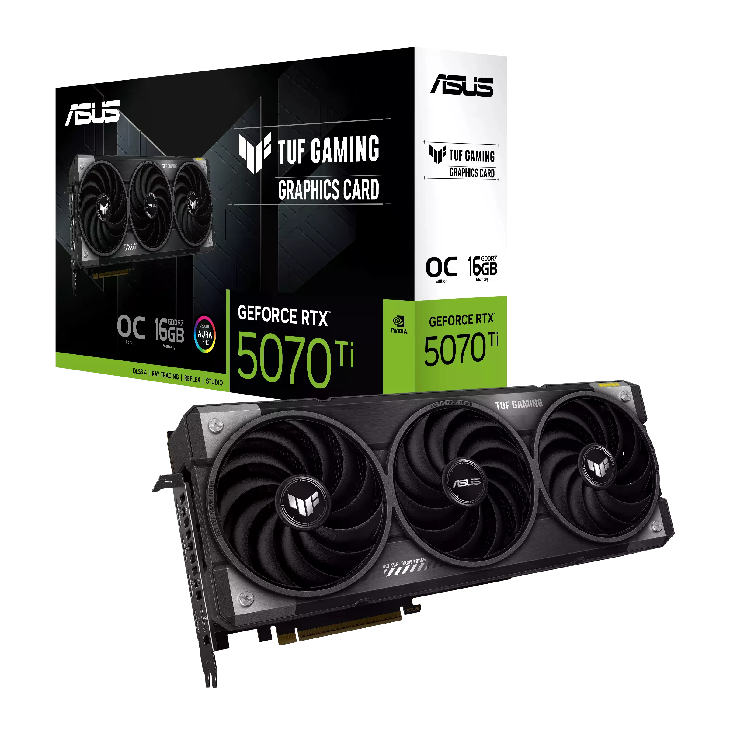 Asus RTX 5070 Ti TUF Gaming OC 16GB (TUF-RTX5070TI-O16G-GAMING) Відеокарти image 1