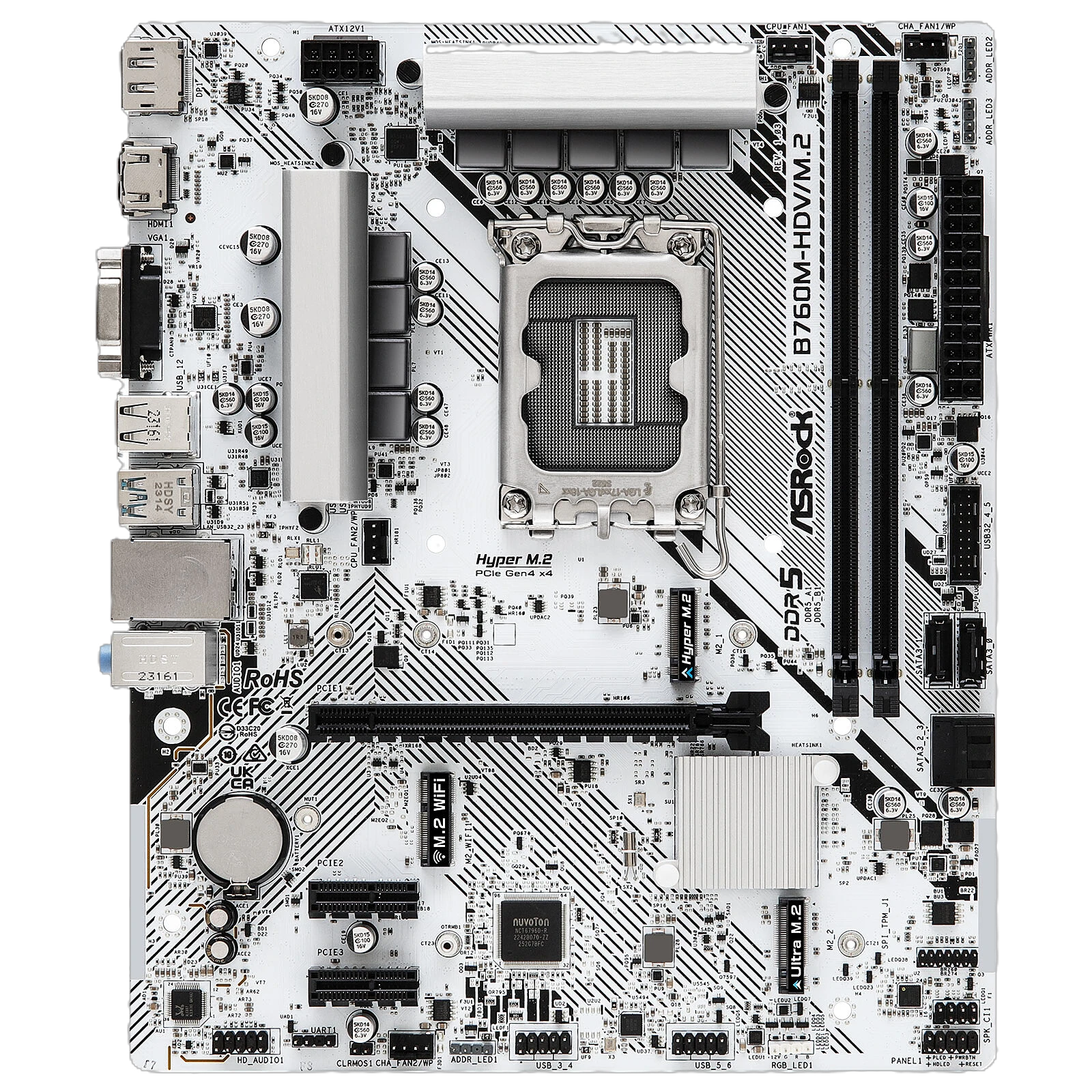 ASRock B760M-HDV/M.2 D4 Материнські плати image 2