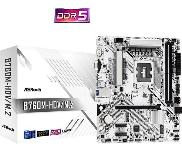 ASRock B760M-HDV/M.2 D4 Материнські плати image 1