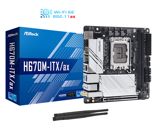ASRock H670M-ITX/ax Материнські плати image 1