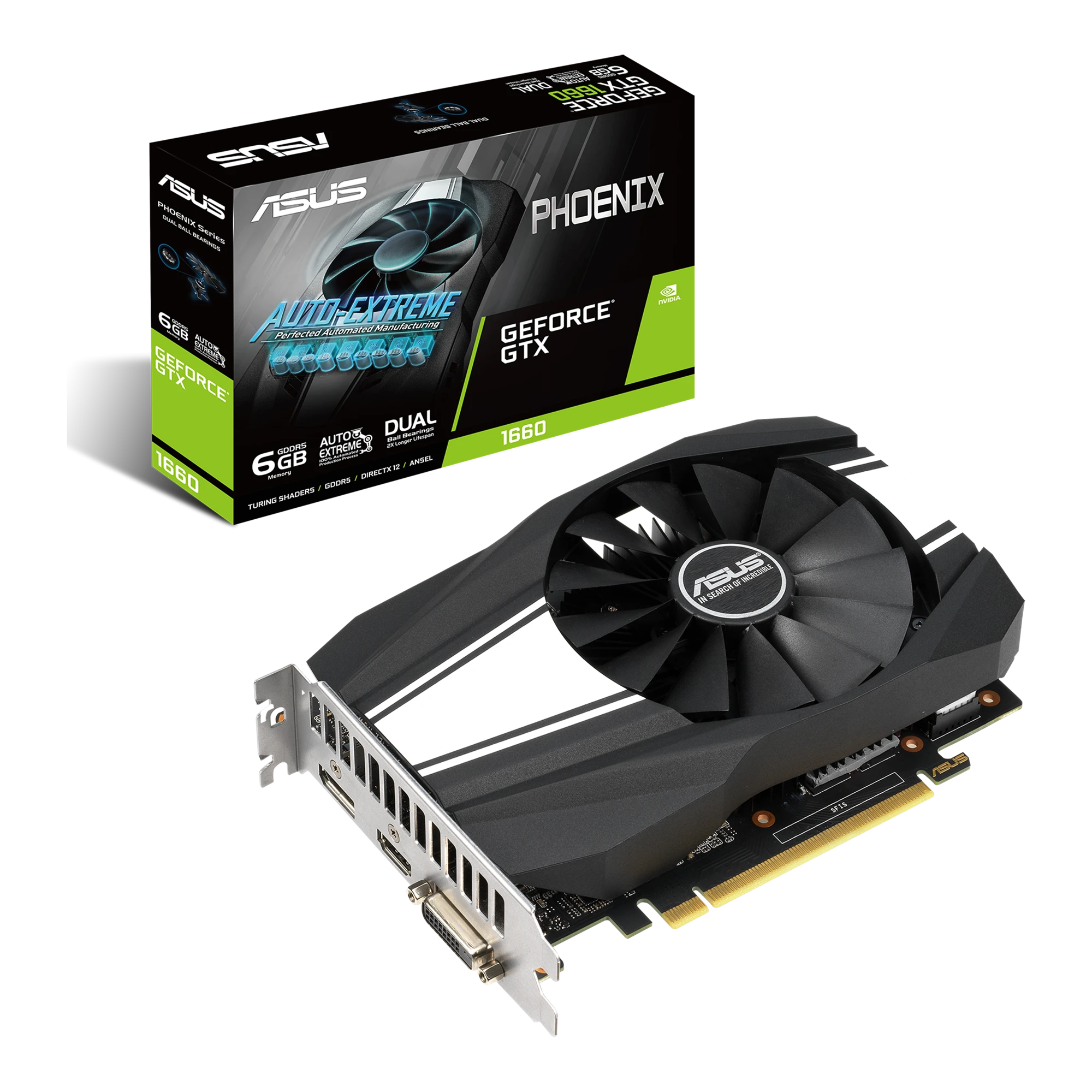 Asus GTX 1060 6Gb Phoenix (PH-GTX1060-6G) Відеокарти image 1