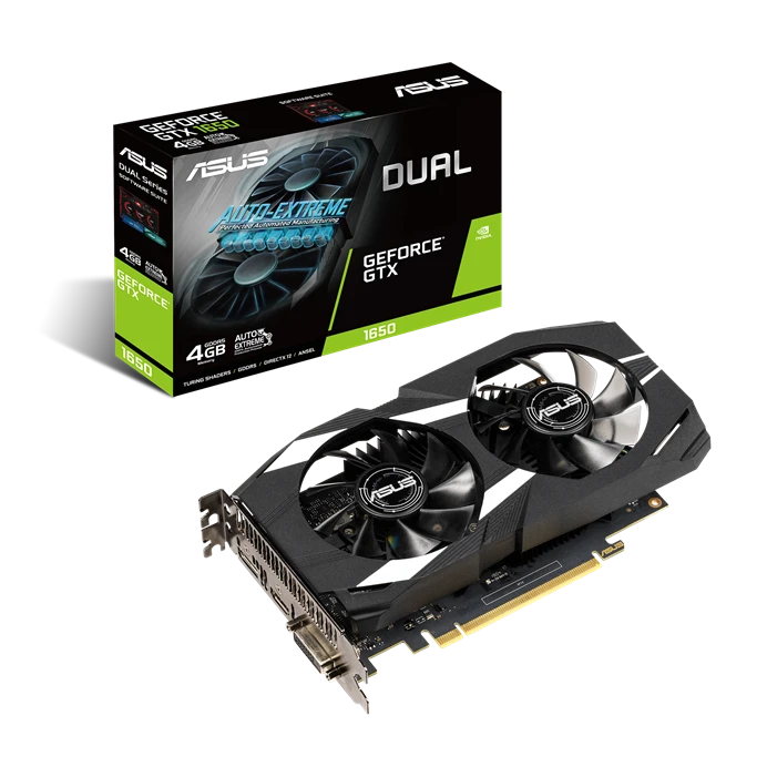 Asus GTX 1650 4Gb Dual OC (DUAL-GTX1650-O4G) Відеокарти image 1