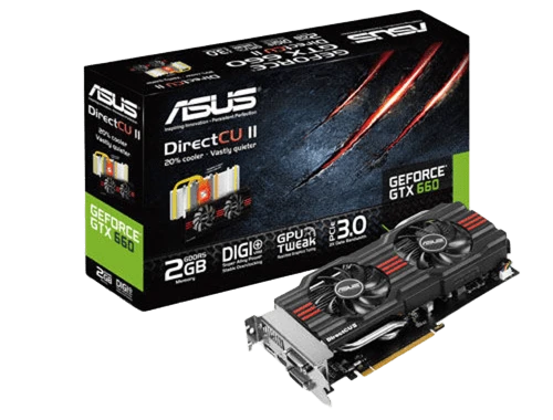 Asus GTX 660 2Gb DirectCU II (GTX660-DC2T-2GD5) Відеокарти image 1