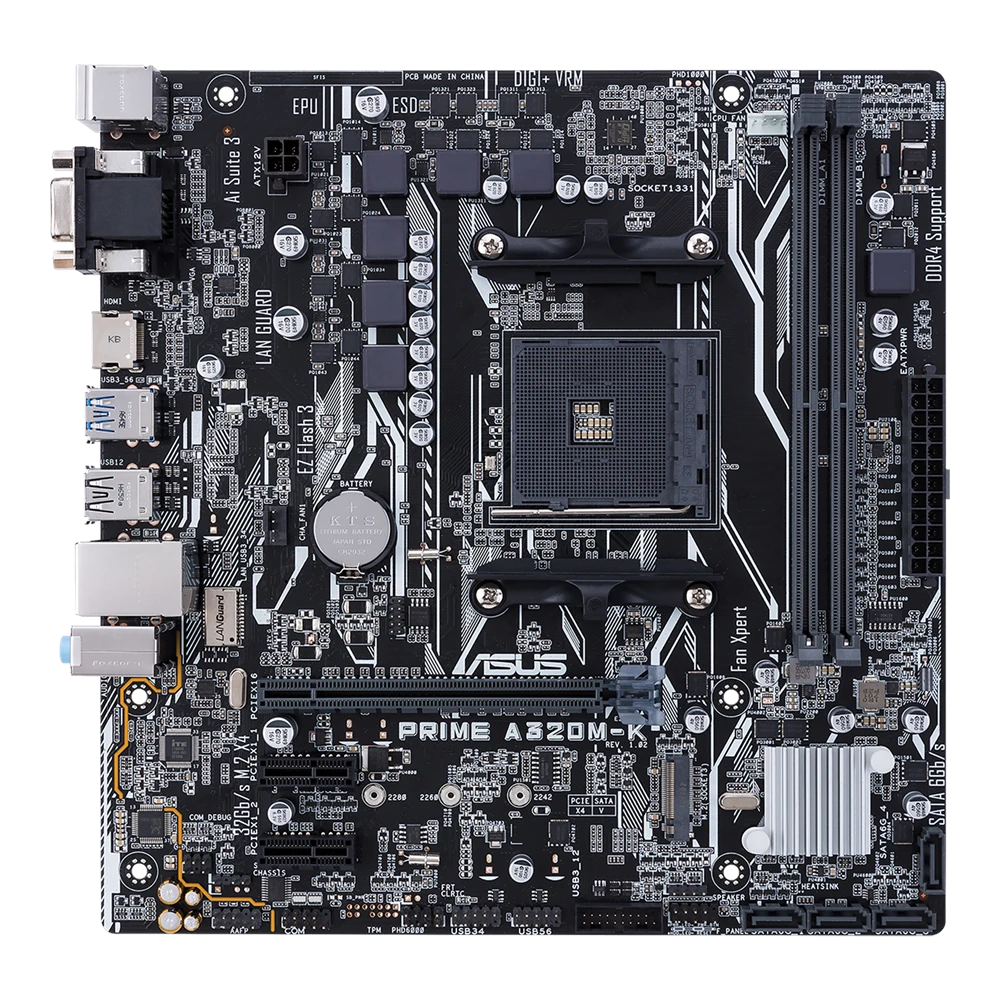 ASUS PRIME A320M-K Материнські плати image 4