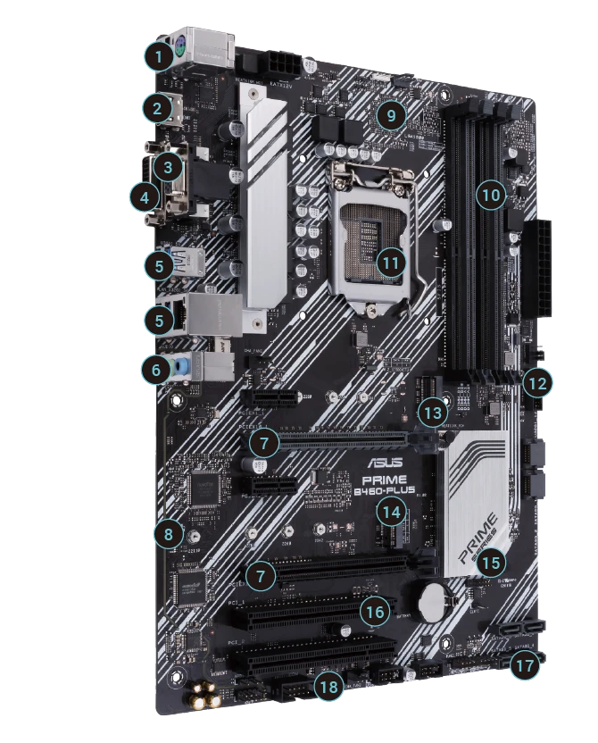 ASUS Prime B460-Plus Материнські плати image 2