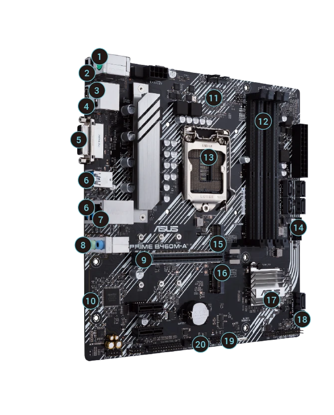 Asus Prime B460M-A Материнські плати image 2