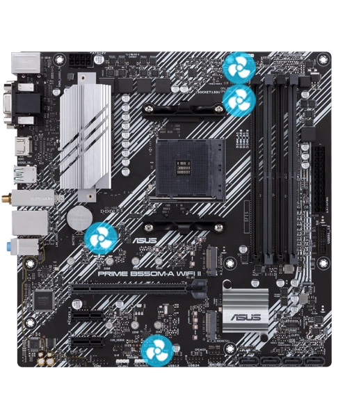 ASUS PRIME B550M-A WIFI II Материнські плати image 3