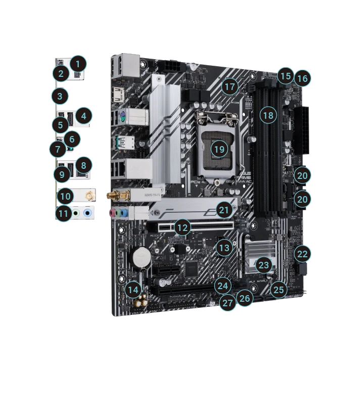 Asus Prime B560M-A Материнські плати image 2