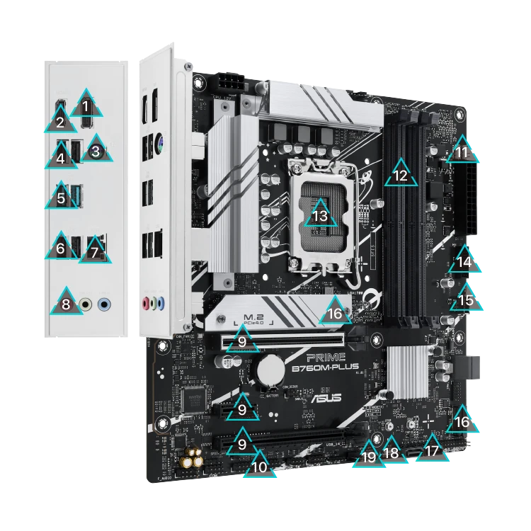 Asus PRIME B760M-PLUS Материнські плати image 2