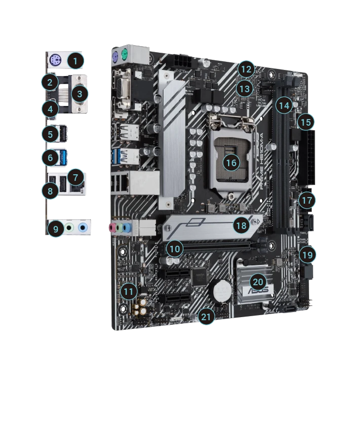 ASUS Prime H510M-A Материнські плати image 3
