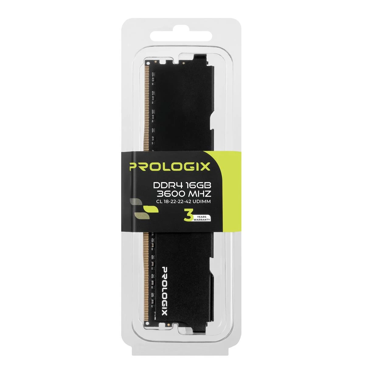DDR4 16GB 3600MHz Prologix Black (PRO16GB3600B4) Оперативна пам'ять image 3