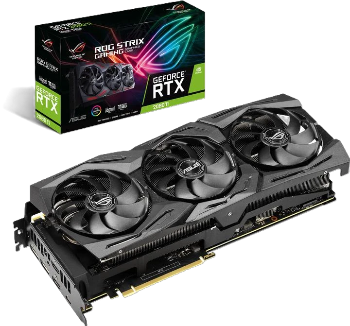 Asus RTX 2080 Ti 11Gb ROG Strix OC (ROG-STRIX-RTX2080TI-O11G) Відеокарти image 1