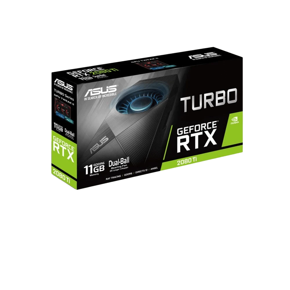 Asus RTX 2080 Ti Turbo 11GB (TURBO-RTX2080TI-11G) Відеокарти image 1