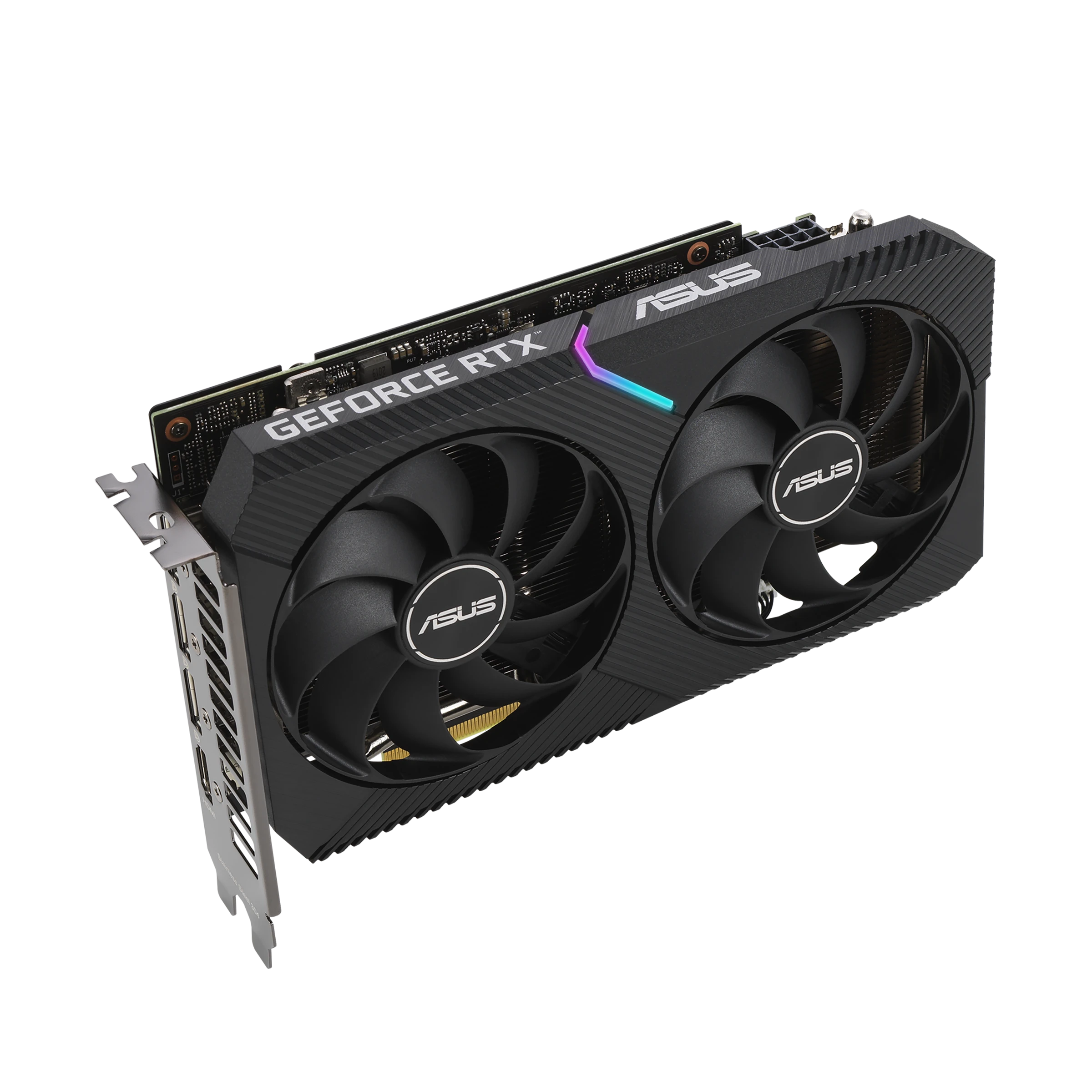 Asus RTX 3060 Ti Dual Mini V2 LHR 8GB (DUAL-RTX3060TI-8G-MINI-V2) Відеокарти image 5